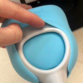 comenityMED Exam Table Stirrup Covers - Silicone Stirrup Covers - Silicone Stirrup Pads (Aqua)