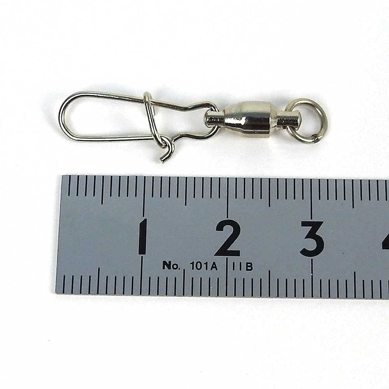 Quick Snap Ball Bearing Swivels Stainless Steel (15 Pieces, No.