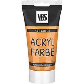 VBS Art & Hobby Acrylic Paint 75 ml Tube Semi-Matt Cadmium Orange Cadmium Orange