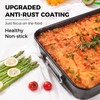 HONGBAKE Lasagna Pan 3 Inch Deep, 15x10" Baking Pan for