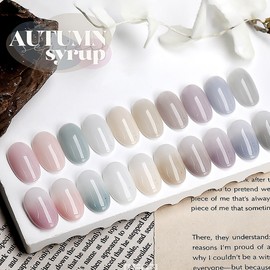 Thezel The Gel Autumn Syrup 10 Piece Set Autumn Syrup Gel / 더젤 어텀시럽 10종 세트 가을 시럽젤