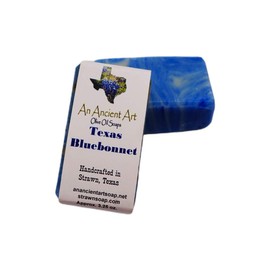Ancient Art Soap 3.25oz Handcrafted Olive Oil Soap Bar Texas Bluebonnet