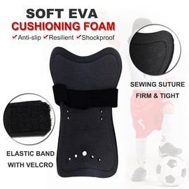 Espinilleras de fútbol juvenil para niños, equipo de protección de pantorrilla para niños, niñas, adolescentes y niños de 3 a 15 años (S 3 pies 3 a 3 pies 9 pulgadas, amarillo)