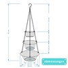 Home Bay Hanging Fruit Basket Kitchen 3 Tier Wire Stand