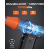 ATEngeus Compressed Air Duster, Stepless Speed Electric Air Duster with