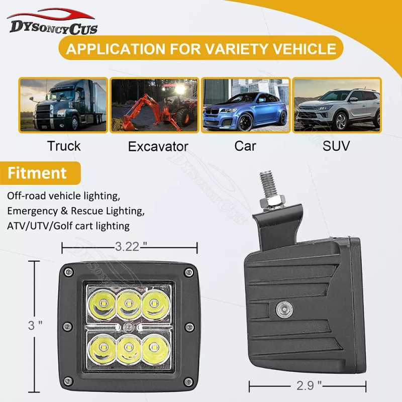 DYSO FIT POLARIS RANGER 900 XP -UPGRADE TO 24W LED