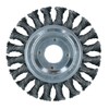 Flat Twist Knot Wire Wheel Brush 115mm 22.2 Bore Deburring