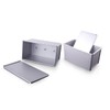 CIYODO 1pc Rectangular Toast Mold with Lid Silver Bread Baking