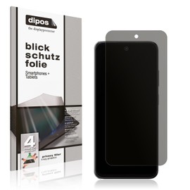 dipos I Blickschutzfolie kompatibel mit Itel Power 70 Display-Schutzfolie matt mit 4-Wege Sichtschutz-Effekt