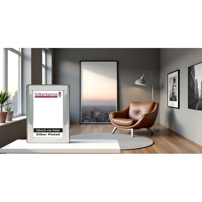 SILBERKANNE Frankfurt Picture Frame 10 x 15 cm Photos Premium
