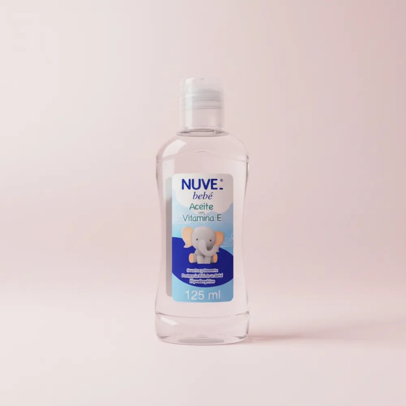 Aceite Con Vitamina E Para Bebé Nuvel Bebé 125 Ml