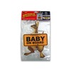 I Love Aus Kangaroo Baby on Board Car Window Sign