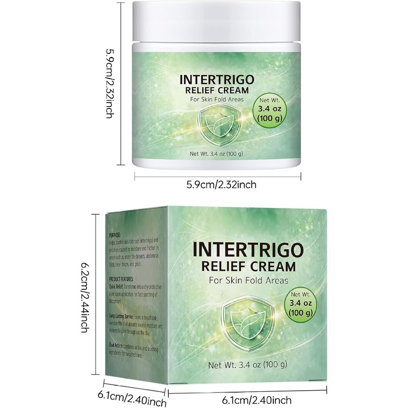 Intertrigo Relief Cream Crema hidratante protectora de la piel para