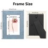 KAIWIN Premium 6x4 Picture Frames Set of 4, Rustic Photo