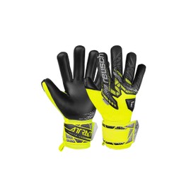 Reusch Attrakt Gold X NC Junior Grippy and Breathable Goalkeeper Gloves Football Gloves for Children Teenagers for Boys Girls Suitable for All Weather Conditions and Pitch Surfaces