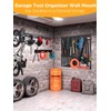 Slat Wall Paneling Garage Tool Organizer Wall Mount 48"L x6"H,