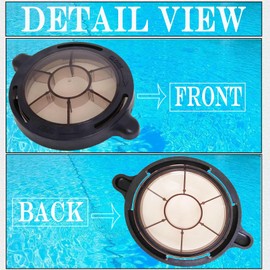 Adozsb Replace Swimming Pool Pump Basket Cover and O-Ring Compatible with Splapool Pureline Luxury Above Ground and Underground NEP2134 P012728CR 47252772 AC81361 72728 72729 72730 2747 72748 16578