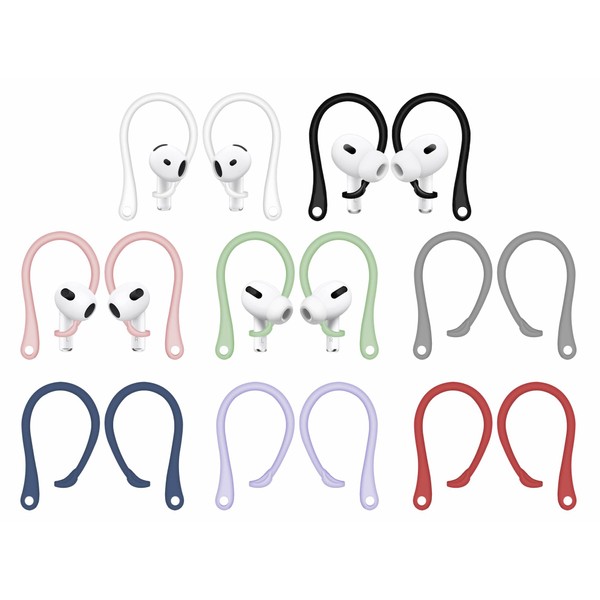 A-Focus 8 Pairs Ear Hooks for AirPods 4 3 2