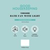 Good Housekeeping Yorkshire (90052) Decorative 80 CFM 2.5 Sones Bathroom