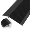 Lunghaa Aluminum Floor Transition Strip, Threshold Reducer for Doorway Ramp
