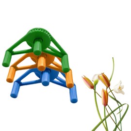 Acpetdr 90 Degree Plant Stem Bender, Plant Bender, Low Pressure Training Clip, Plant Stem Trainer, 90 Degree Angle Plant Clip for Plant Gardening Flower Vine Branches (9 pcs)