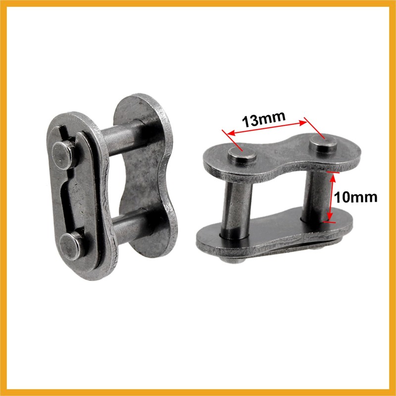 Partuto 2 Pcs 420 Chain Master Link 50cc 90cc Pit