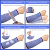 Geyoga 2 Pairs Cut Resistant Sleeves Level 5 Arm Protective
