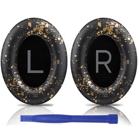 SOULWIT Ersatz Ohrpolster für Bose QuietComfort 45 (QC45)/QuietComfort SE (QC SE)/New Quiet Comfort Wireless Over-Ear Kopfhörern, Ersatzpolster mit weicherem Protein-Leder, Geräuschisolierendem Schaum