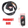 Cylemoto 2 Buttom Start Switch Engine Stop Button Kill Switch