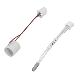 Ceramic Heater Thermistor, 60W Practical 3D Printer Replacement Hot End Parts for CRIALITY K1, K1 Max 3D Printer, Easy Installation, Heat Resistant Metal