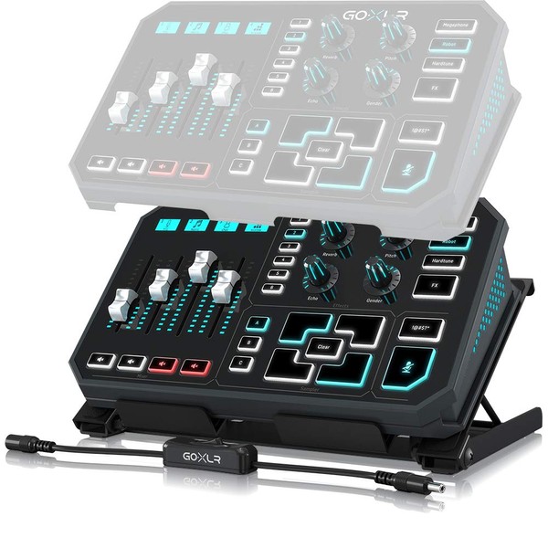 TC Helicon All- Metal Adjustable GO XLR, Black, GoXLR Desk