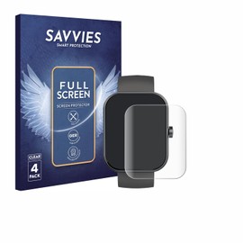 Savvies (4 Pack Full-Screen Protection Film compatible with zakotu Y66 1.96" Full Cover Screen Protector 3D Curved [Edge to Edge, Scratch Proof]