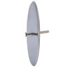 EZ-FLO 6 Inch Stainless Steel Bathtub Overflow Cleanout Cover Plate,