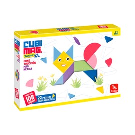 Ludilo - Cubimag Junior XL | Juegos Niños 3 Años O Más | Rompecabezas Niños 108 Desafíos | Juegos Educativos Niños 3 Años O Más | Tangram Infantil