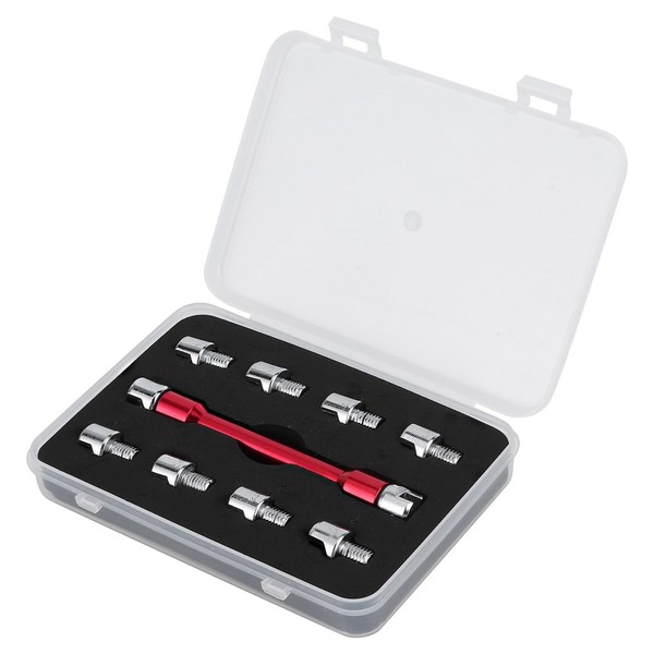 Motorcycle Spoke Wrench Interchangeable Tips Spoke Wrench Motorcycle Spoke Spanner