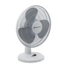 Comfort Zone Oscillating Table Fan with Adjustable Tilt, Convenient Push