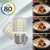 Syited E26 LED Corn Light Bulbs,5W Cool White 6000K, Equivalent