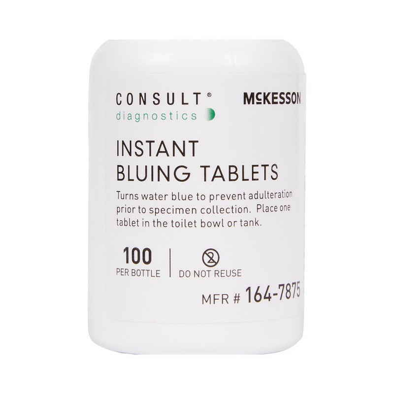 McKesson Consult Diagnostics Instant Bluing Tablets, 100 Count, 1 Pack
