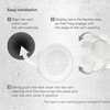 Vent Systems 78mm to 98mm Pack of 2 - White