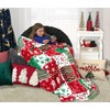 Serafina Home Christmas Holiday Throw Blanket: Velvelty Soft, Durable Fleece