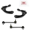 TRQ Front Left Lower Control Arm with Ball Joint Drivers Side Compatible with 2009-2014 Nissan Maxima
