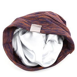 Gorro de dormir XS para niños, gorro de dormir para noche, gorro de satén con forro sedoso con banda elástica ajustable para adolescentes y niños pequ