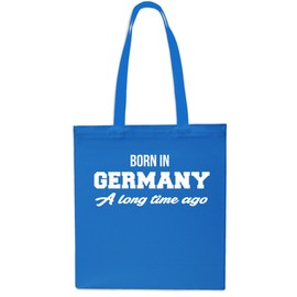 Born in Germany A Long Time Ago Tote Shopping Gym Beach Bag 42cm x38cm, 10 litres-Small-Sapphire