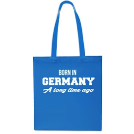 Born in Germany A Long Time Ago Tote Shopping Gym Beach Bag 42cm x38cm, 10 litres-Small-Sapphire