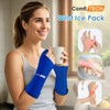 ComfiTECH Wrist Ice Pack Wrap 2 Pack, Flexible Hand Ice