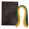 Operitacx Multi-coloured quilling strips set, 1 set, quilling for decorating