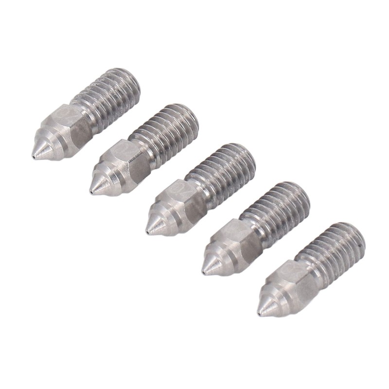0.4mm Nozzles Kit High Flow High Temp Resistant Stainless Steel