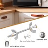 Boloest 12pcs Kitchen Countertop Connector Fasteners Furniture Connector Bolts Worktop