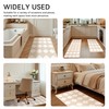 VivaNest Moroccan Trellis Cream Checkered Kitchen Rug Sets [2 PCs],