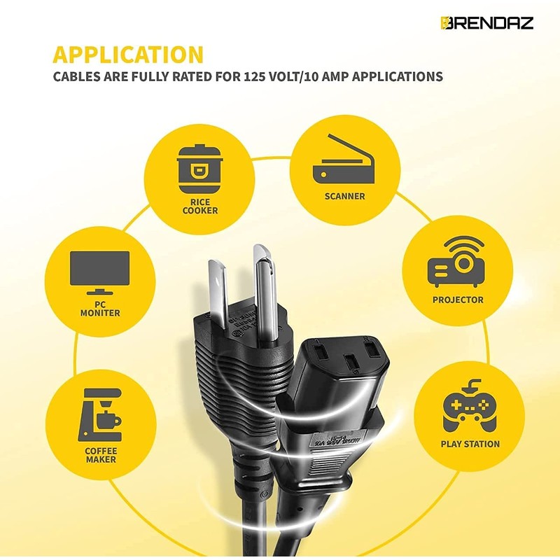 BRENDAZ - Cable de alimentación compatible con Bose S1 Pro,